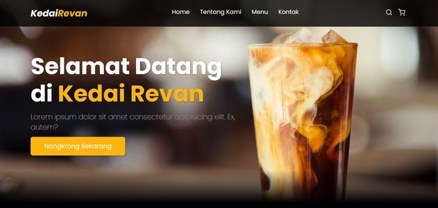 landing page